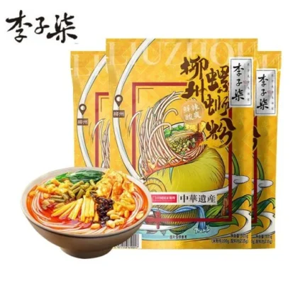 李子柒螺螄粉 經典原味 3袋裝 330g*3 正宗廣西柳州特產 鮮辣酸爽 Q彈陳米粉 台灣現貨